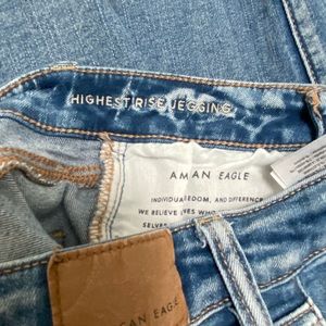 American Eagle highest rise jeggings